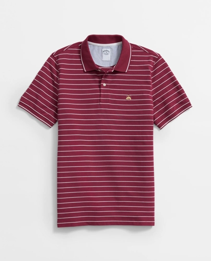 Golden Fleece® Big & Tall Thin Striped Supima® Polo Shirt, image 1