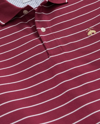 Golden Fleece® Big & Tall Thin Striped Supima® Polo Shirt, image 2