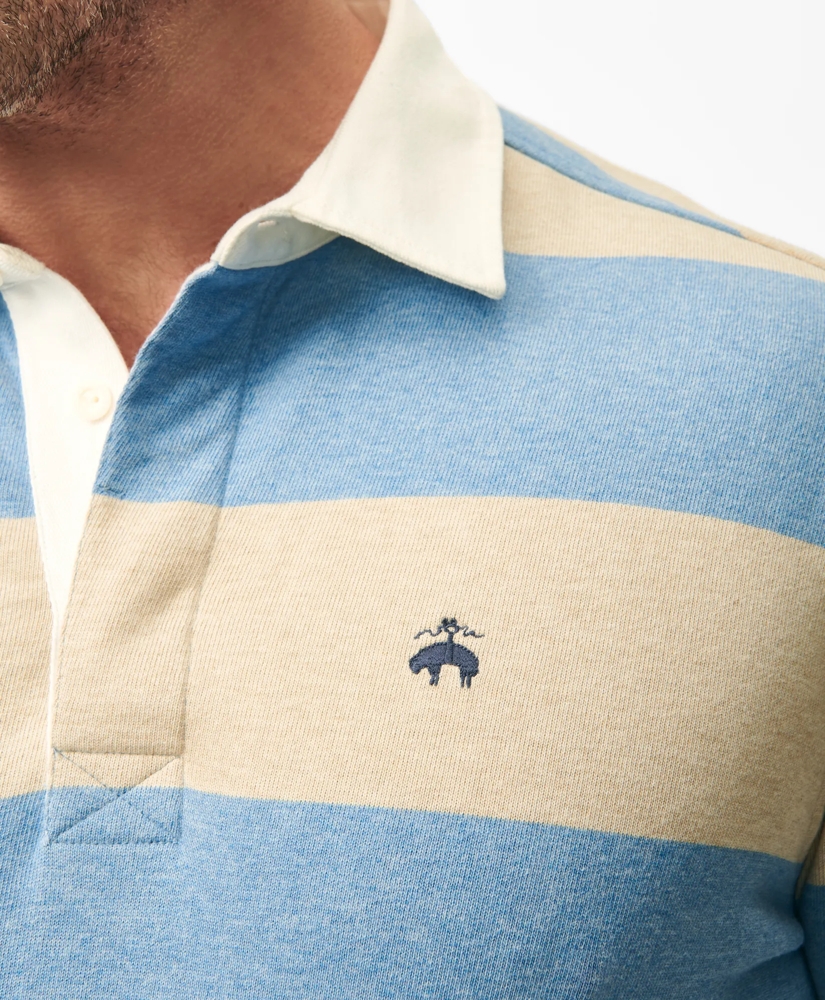 Big & Tall Rugby Shirt in Garment-Washed Cotton, image 2
