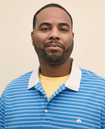 Big & Tall Cotton Pique Striped Polo Shirt with Contrast Collar, image 2