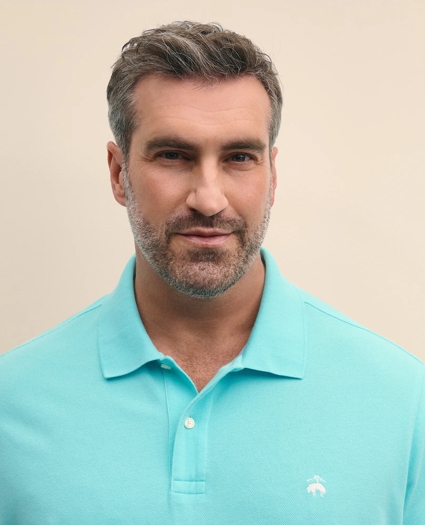 Big & Tall Cotton Pique Polo Shirt, image 2