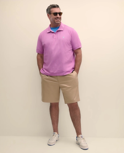 Big & Tall Cotton Pique Polo Shirt, image 1