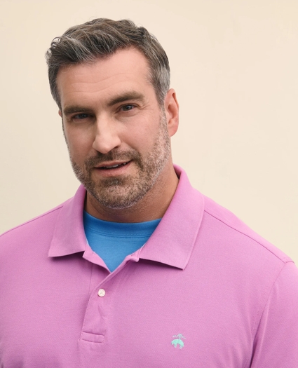 Big & Tall Cotton Pique Polo Shirt, image 2