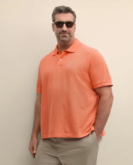 Big & Tall Cotton Pique Polo Shirt, image 1