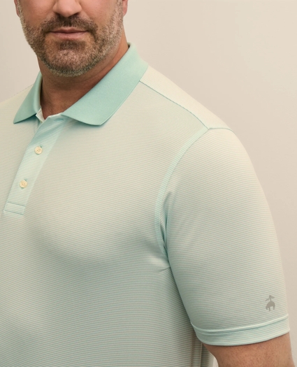 Performance Series Big & Tall Microstripe Polo Shirt, image 2