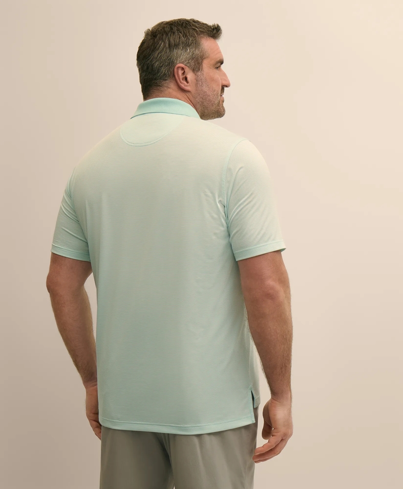 Performance Series Big & Tall Microstripe Polo Shirt, image 3