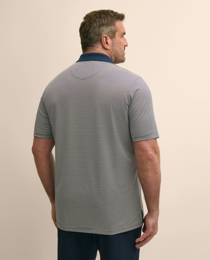 Performance Series Big & Tall Microstripe Polo Shirt, image 3