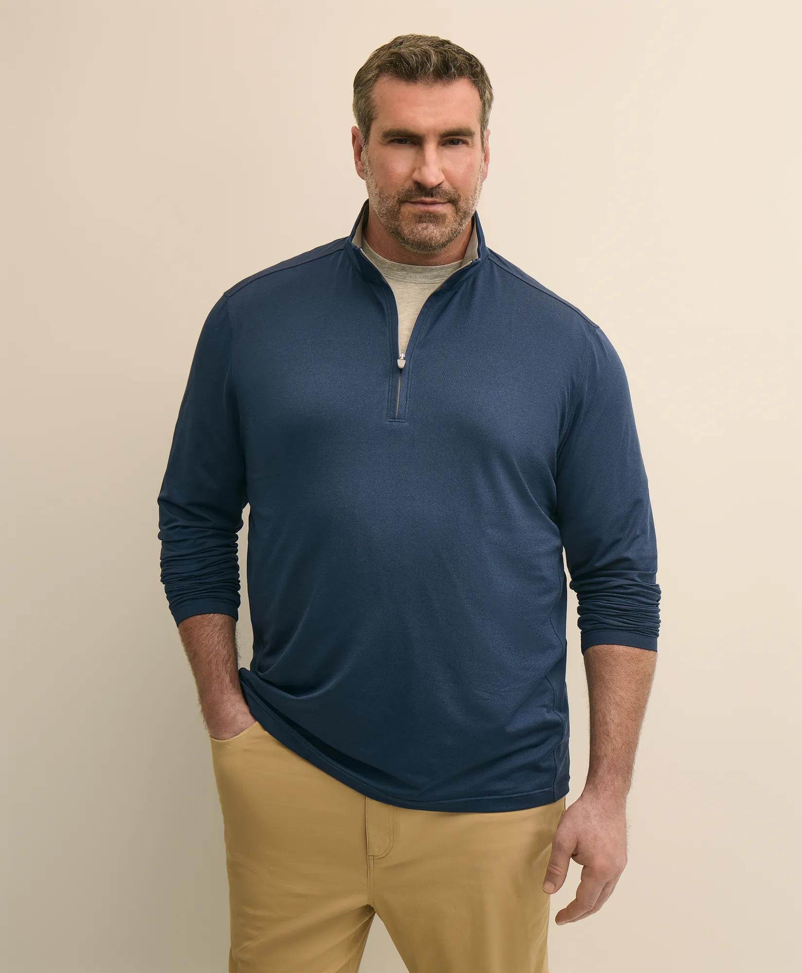 Performance Series Big & Tall Quarter-Zip, image 1