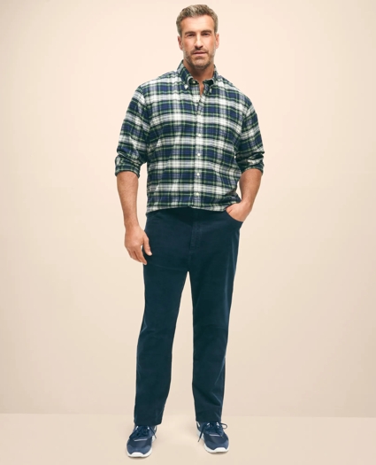 Big & Tall Five-Pocket Stretch Corduroy Cotton Pants, image 2