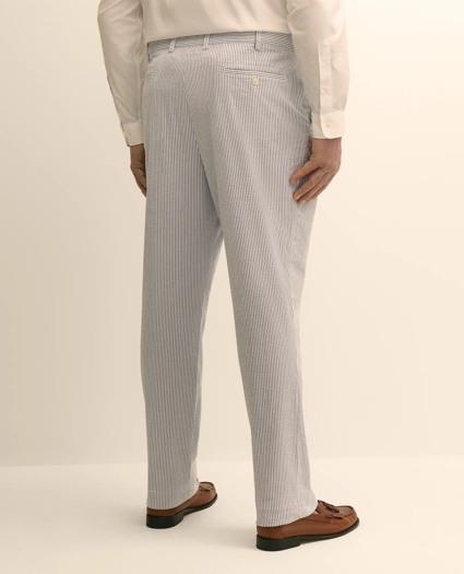 Big & Tall Cotton Seersucker Pants, image 3
