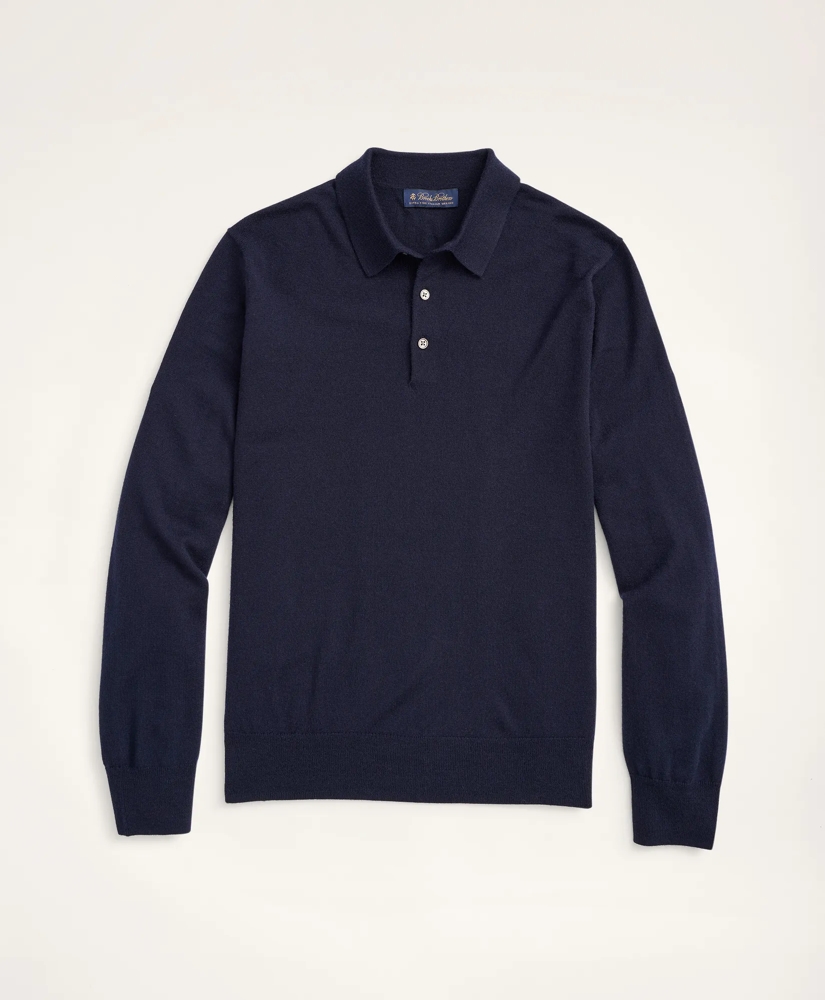 Big & Tall Merino Polo Sweater