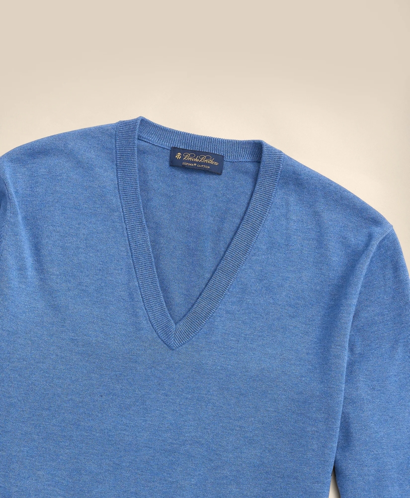 Big & Tall Supima® Cotton V-Neck Sweater