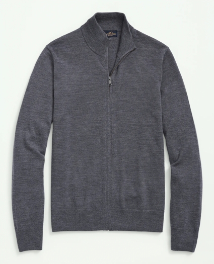Big & Tall Ultimate Merino Wool Full Zip Sweater, image 1