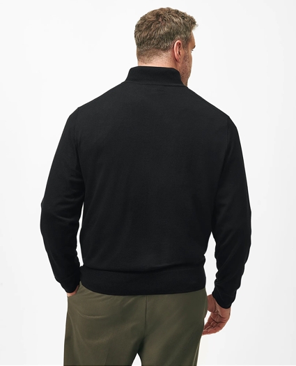 Big & Tall Ultimate Merino Wool Half-Zip Sweater, image 2