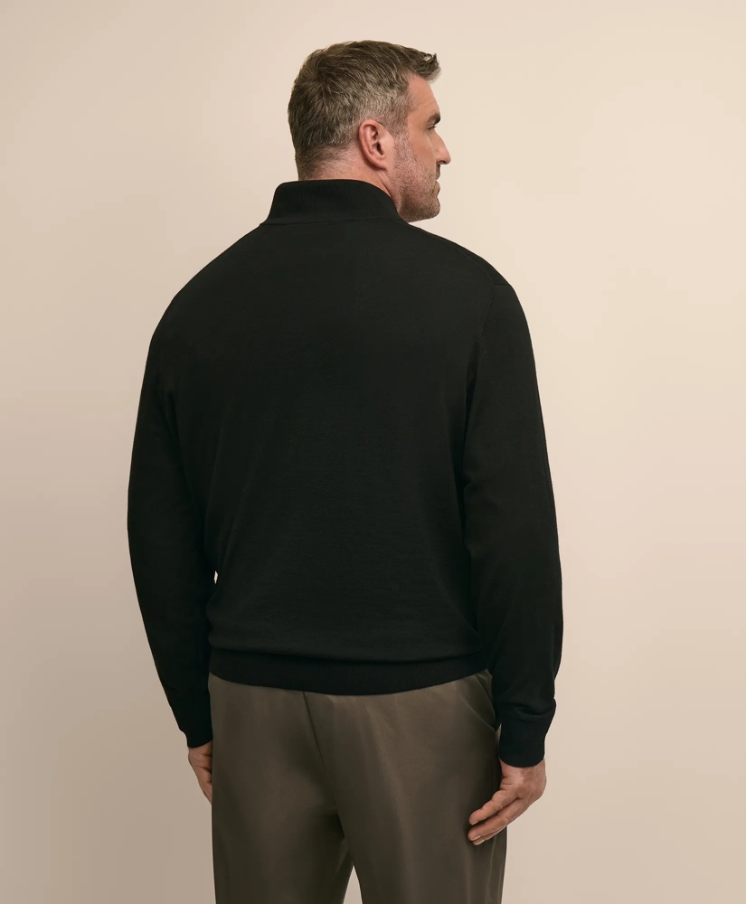 Big & Tall Ultimate Merino Wool Quarter-Zip Sweater, image 3