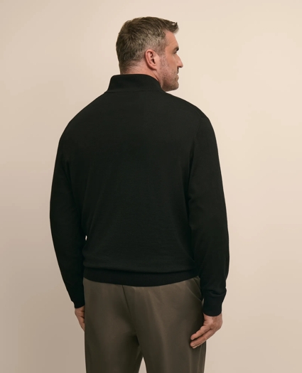 Big & Tall Ultimate Merino Wool Quarter-Zip Sweater, image 3