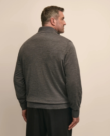Big & Tall Ultimate Merino Wool Quarter-Zip Sweater, image 3