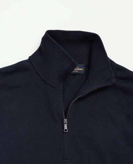 Big & Tall Ultimate Merino Wool Quarter-Zip Sweater, image 2