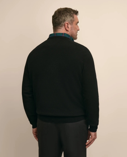 Big & Tall 3-Ply Cashmere Crewneck Sweater, image 3