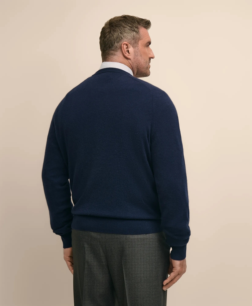 Big & Tall 3-Ply Cashmere Crewneck Sweater, image 3