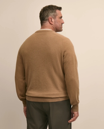 Big & Tall 3-Ply Cashmere Crewneck Sweater, image 3