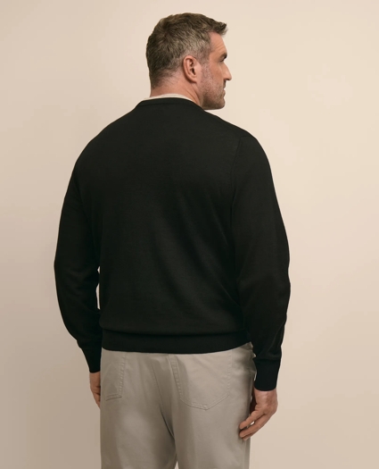 Big & Tall Ultimate Merino Wool Crewneck Sweater, image 3