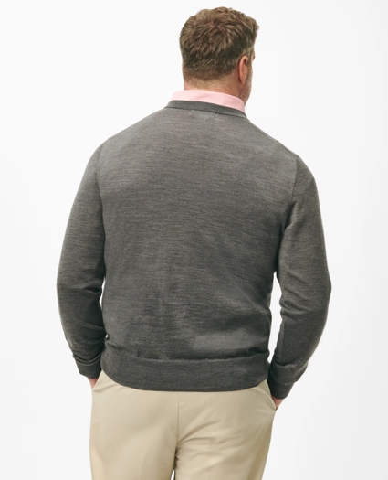 Big & Tall Ultimate Merino Wool Crewneck Sweater, image 2