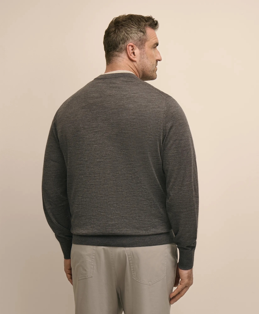 Big & Tall Ultimate Merino Wool Crewneck Sweater, image 3