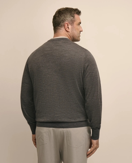 Big & Tall Ultimate Merino Wool Crewneck Sweater, image 3
