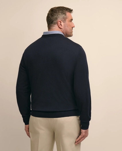 Big & Tall Ultimate Merino Wool Crewneck Sweater, image 3