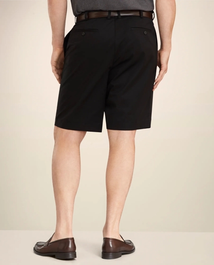 Big & Tall 10" Flat Front Stretch Advantage Chino® Shorts, image 3