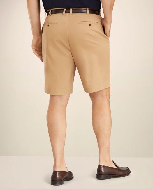 Big & Tall 10" Flat Front Stretch Advantage Chino® Shorts