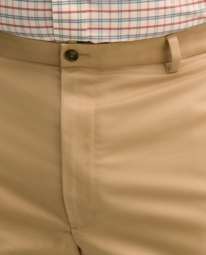 Big & Tall 10" Flat Front Stretch Advantage Chino&reg; Shorts, image 4