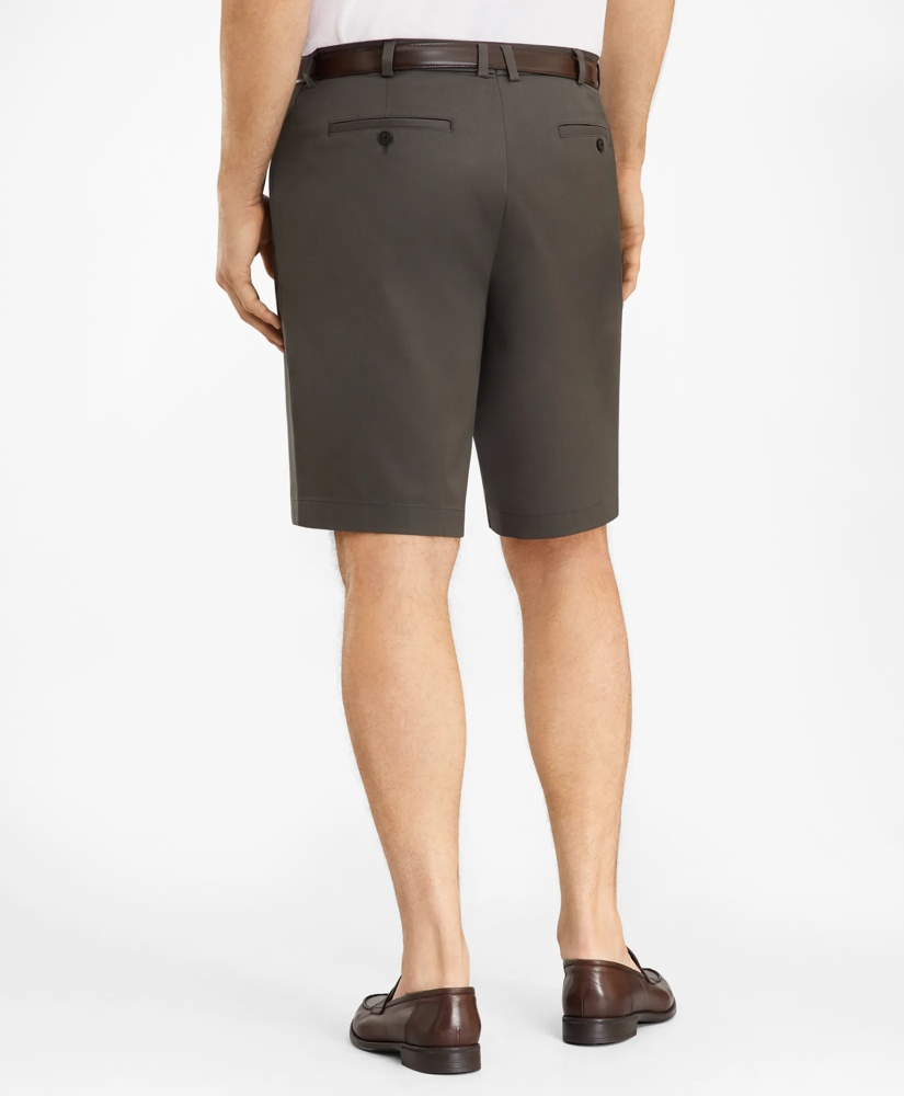 Big & Tall 10" Flat Front Stretch Advantage Chino® Shorts, image 3