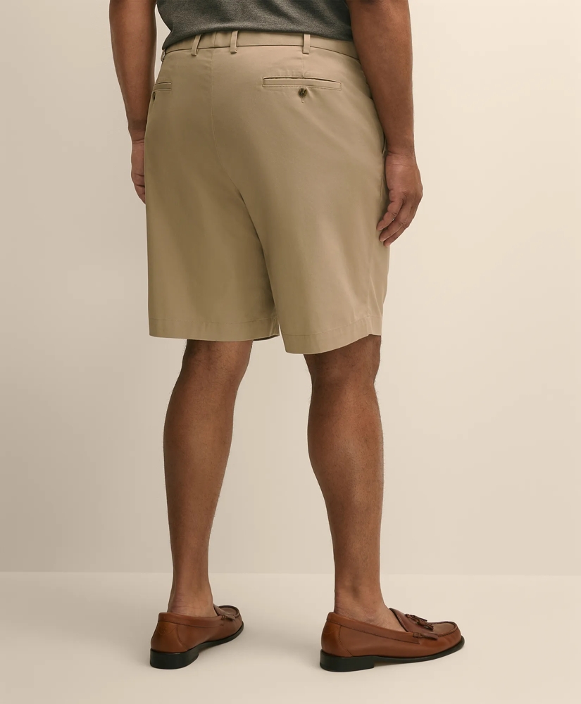 Big & Tall 10" Flat Front Stretch Advantage Chino&reg; Shorts, image 4