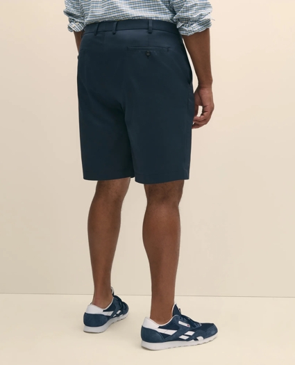 Big & Tall 10" Flat Front Stretch Advantage Chino® Shorts, image 3