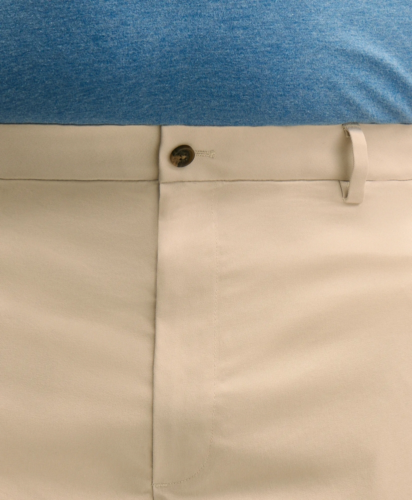 Big & Tall 10" Flat Front Stretch Advantage Chino&reg; Shorts, image 4