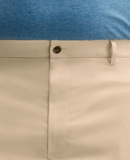 Big & Tall 10" Flat Front Stretch Advantage Chino&reg; Shorts, image 4