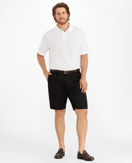 Big & Tall Pleat Front Stretch Advantage Chino® Shorts, image 2