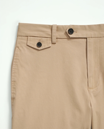 Big & Tall 9" Stretch Supima® Cotton Poplin Shorts, image 2