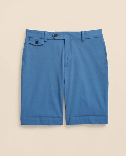 Big & Tall 9" Stretch Supima® Cotton Poplin Shorts, image 1