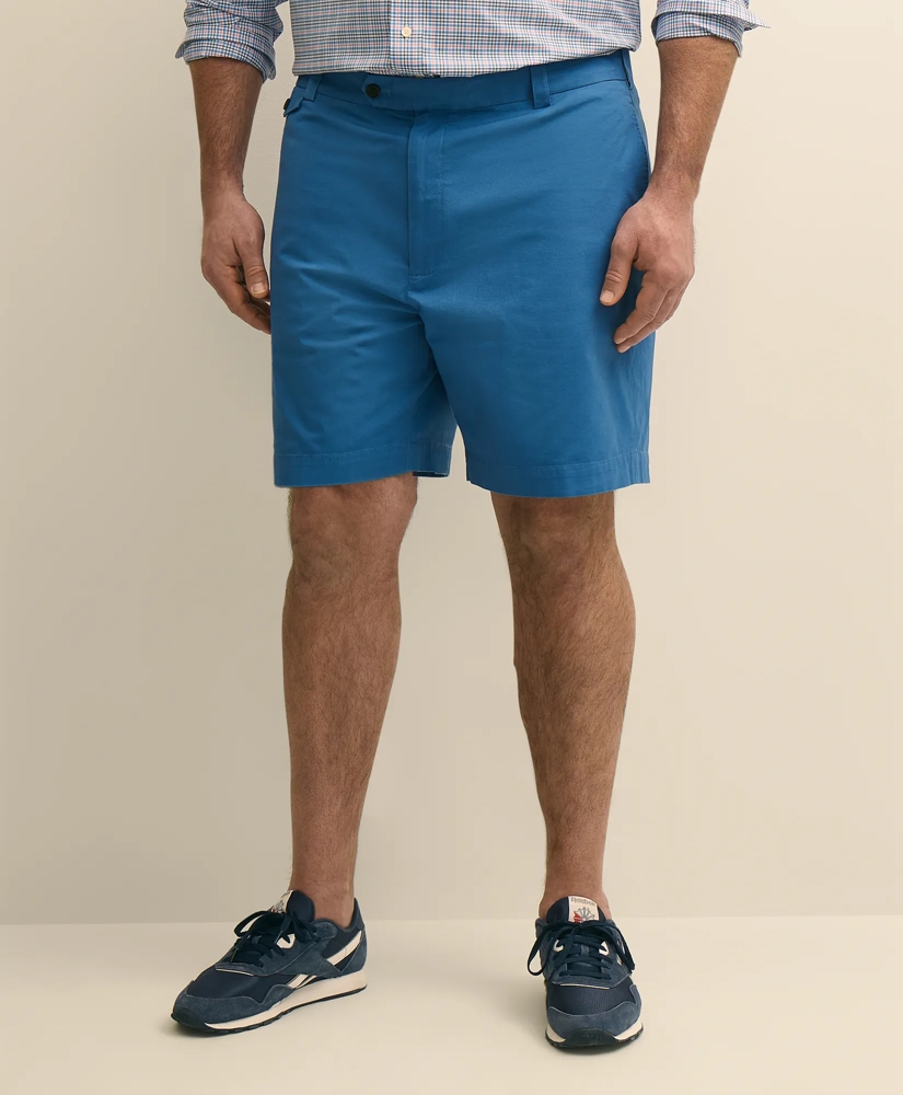Big & Tall 9" Stretch Supima&reg; Cotton Poplin Shorts, image 2