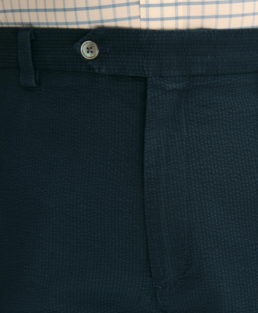 Big & Tall Cotton Seersucker Shorts, image 4